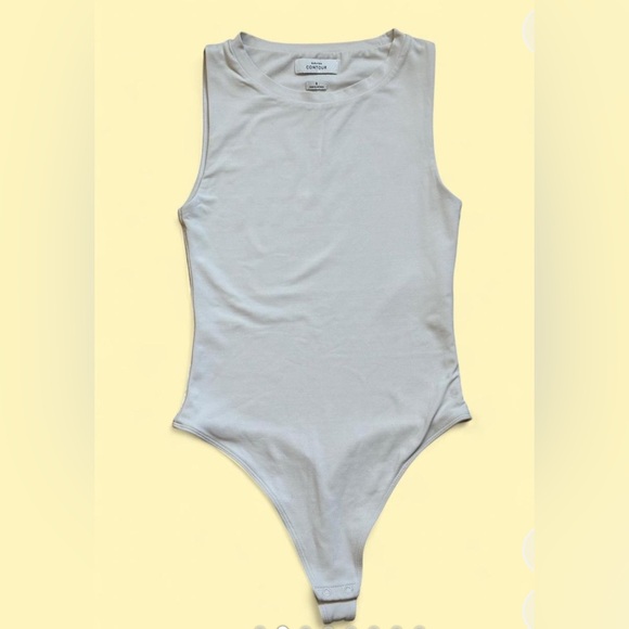 Babaton Contour Women’s Sleeveless Beige Crewneck Bodysuit Size S - Picture 1 of 12